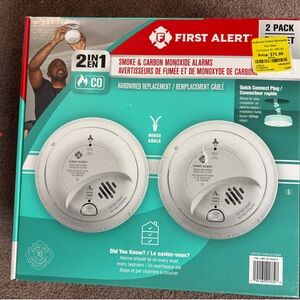 First Alert Smoke & Carbon Monoxide Alarms 2-Pack